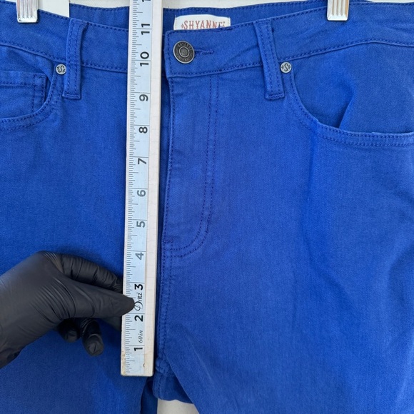 Shyanne Women Super Flared Jeans Blue Sz 32 High Waisted Western Country Cowgirl - Picture 8 of 10
